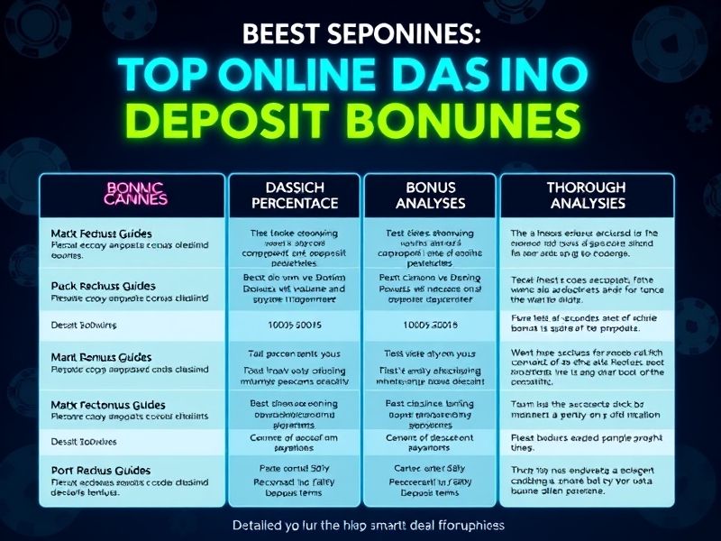 Discover the latest expert-reviewed guides to find the best online deposit bonuses in 2024. Compare casino promotions, unlock free spins, and learn how to maximize your gambling value with proven strategies.